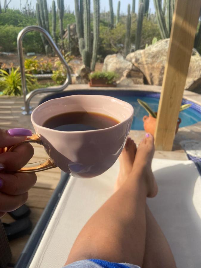 Cozy Studio With Private Spa Oranjestad Eksteriør billede